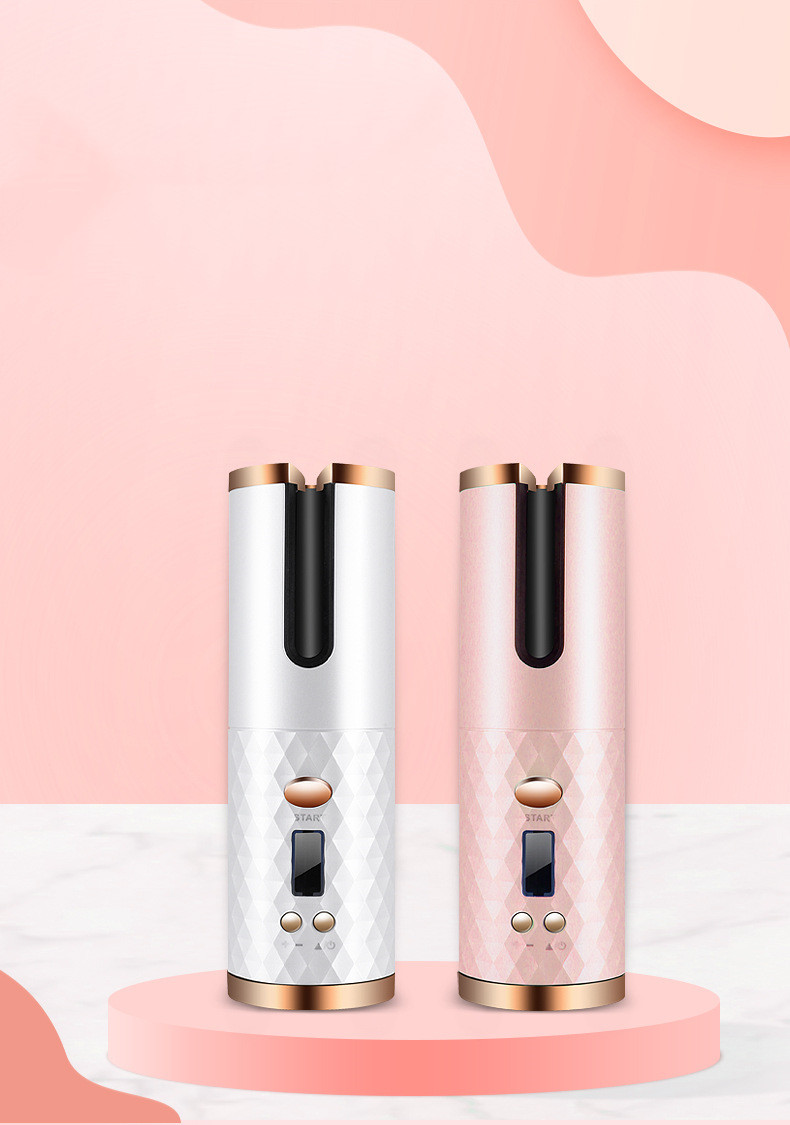 “Dermalytiq™ Cordless Auto Hair Curler – Salon-Quality Curls On the Go”