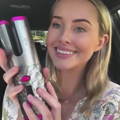 “Dermalytiq™ Cordless Auto Hair Curler – Salon-Quality Curls On the Go”